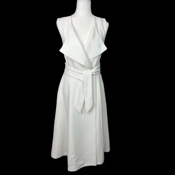 how to fully line a dress with sleeves Basque-Waist A-Line With Long Sleeves